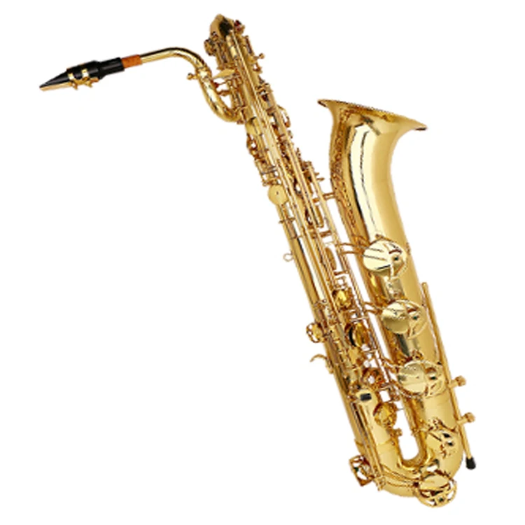 BARITONE SAXOPHONE LOW A KEY IN GOL LACQUER OEM