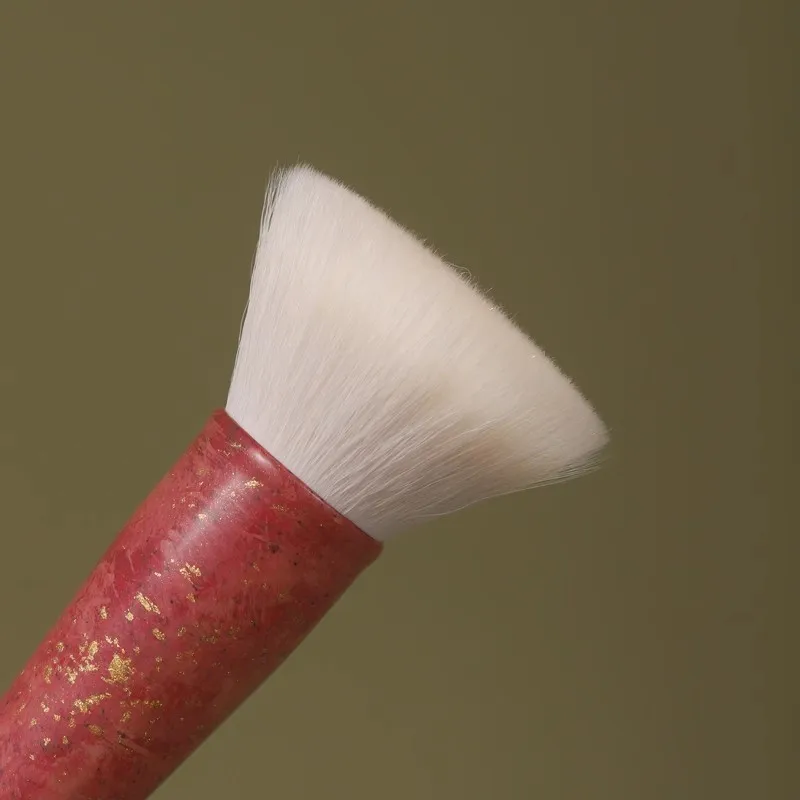 Luxury Goat Natural Hair Handmade Cherry Blossom Powder Paint Buffing Blush Makeup Brushes Foundation Makeup Brush