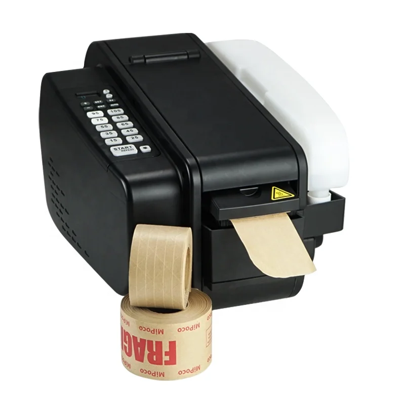 High speed automatic water activated tape dispenser adhesive tape cutting machine