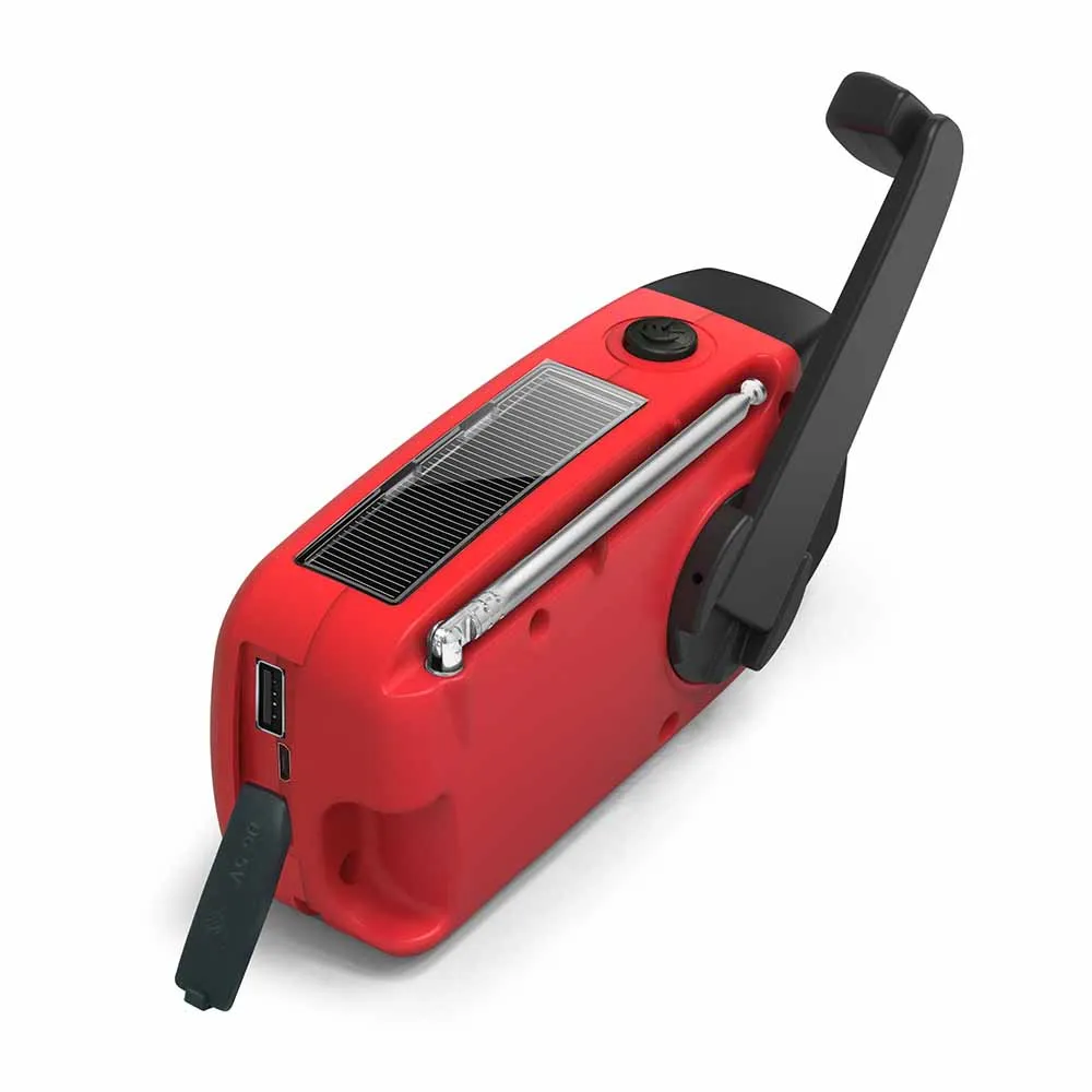 Brand new outdoor survival tool Portable mini hand generator with 3 charging methods
