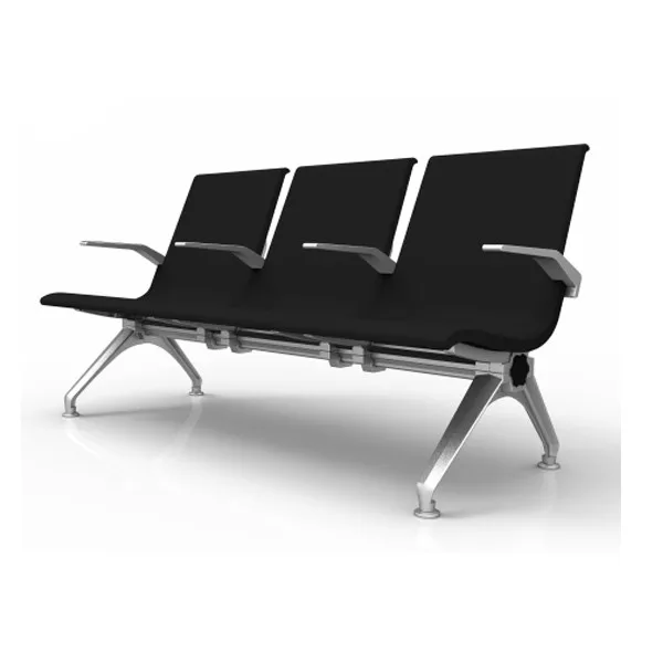 T28-03  Classic Three-Seat Airport Waiting Chair Polyurethane Medical Waiting Chair Bench