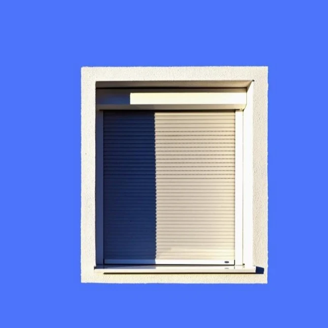 Штормовые доказательство воды безопасности моторизованный алюминиевый фиксированный затвор Roll-up окно