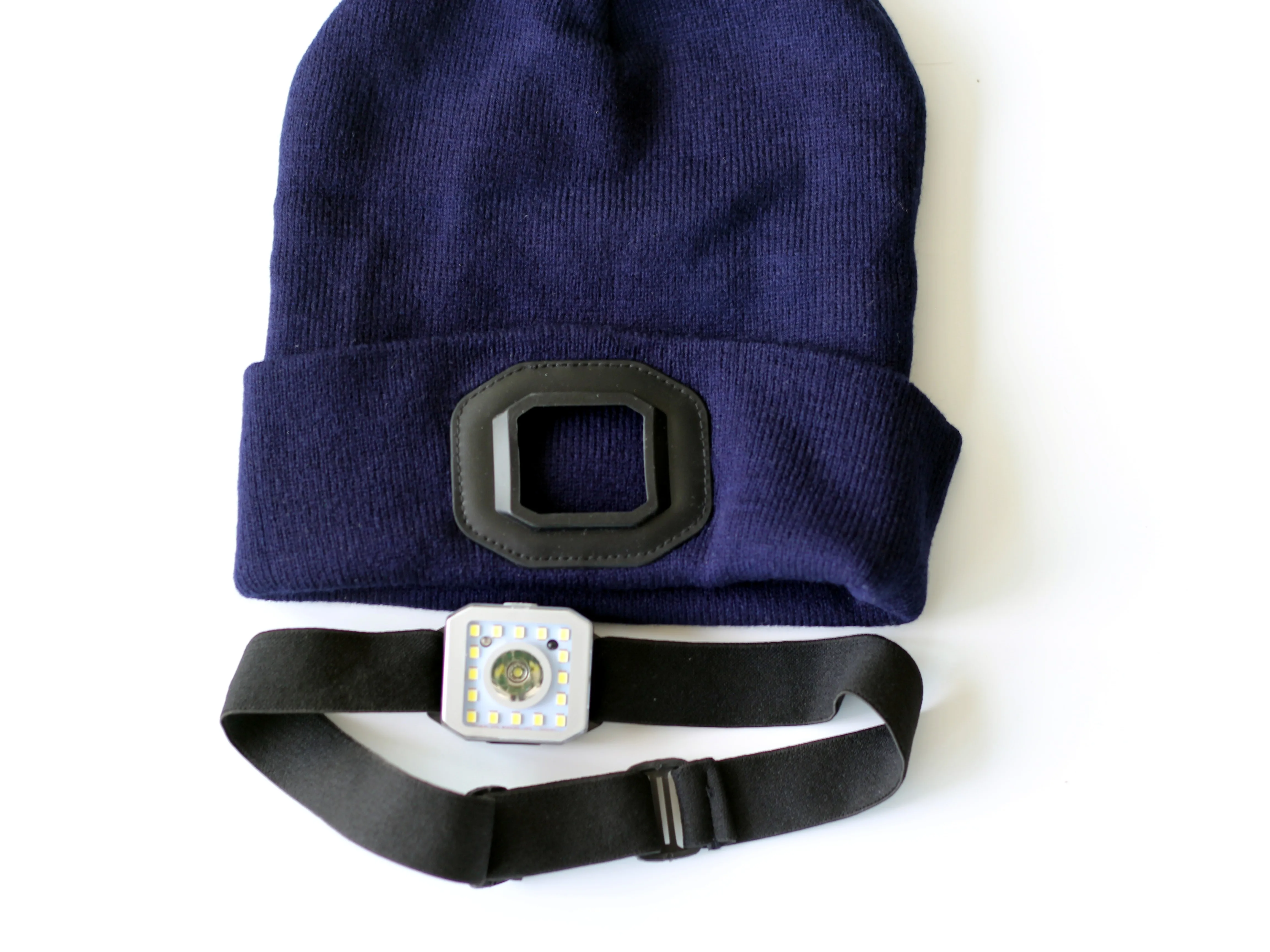 LED Lighted Beanie cap led Light Warm Knit Hat Unisex LED Hat For Flashlight Stocking Headlamp Head Light Unisex Knitted Hat wit