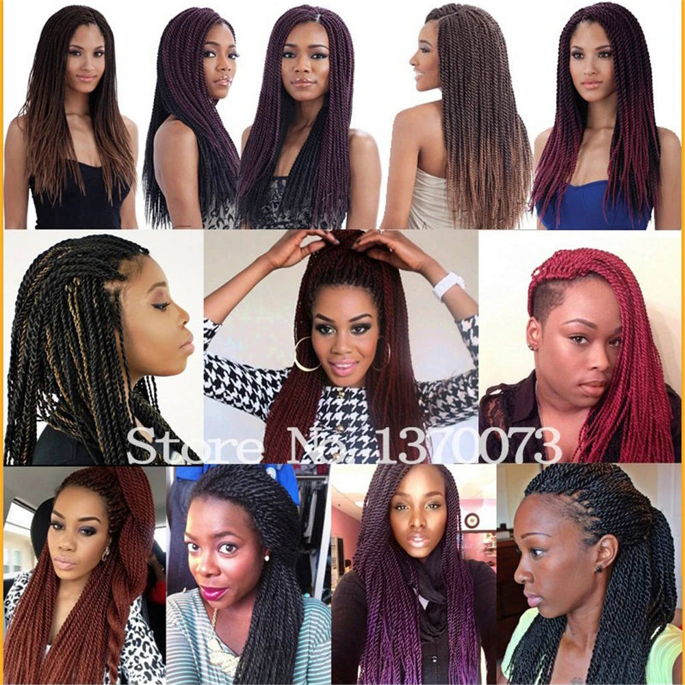 Высококачественные косички для вязания крючком, волосы для наращивания, Сенегальские косички для вязания крючком, синтетические косички