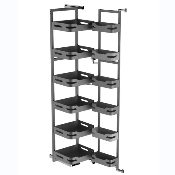 Full Steel Pantry 6 Layers Organizers Cupboard Unit Pull Internal Kitchen Cupboard Kitchen Storage Tall Unit Put Out Basket