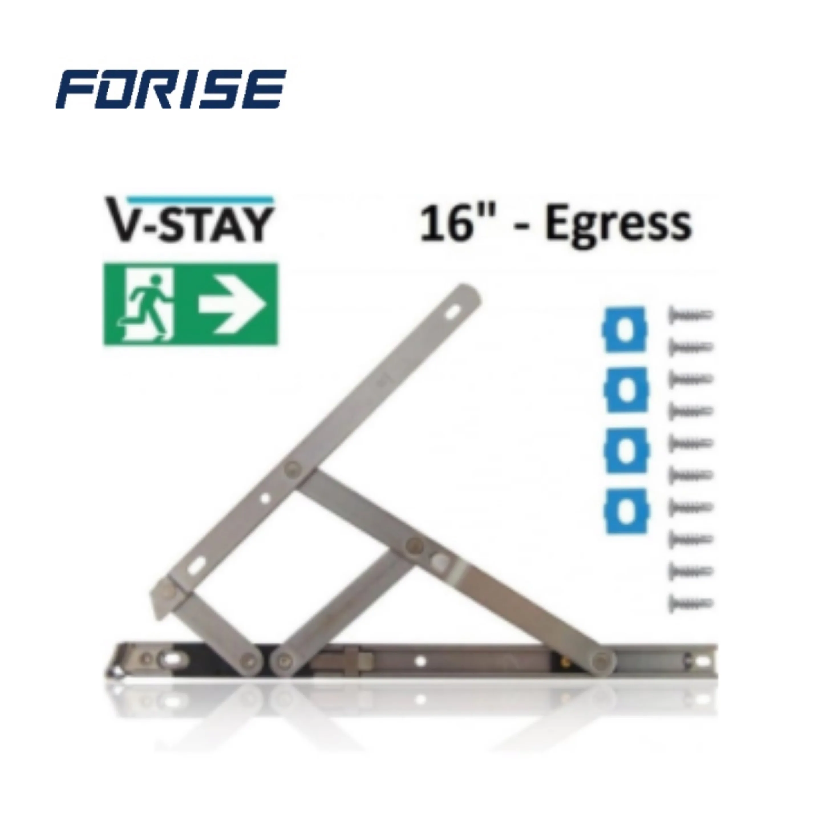 Удобные оконные петли из НПВХ VERSA Egress (одна пара)-16