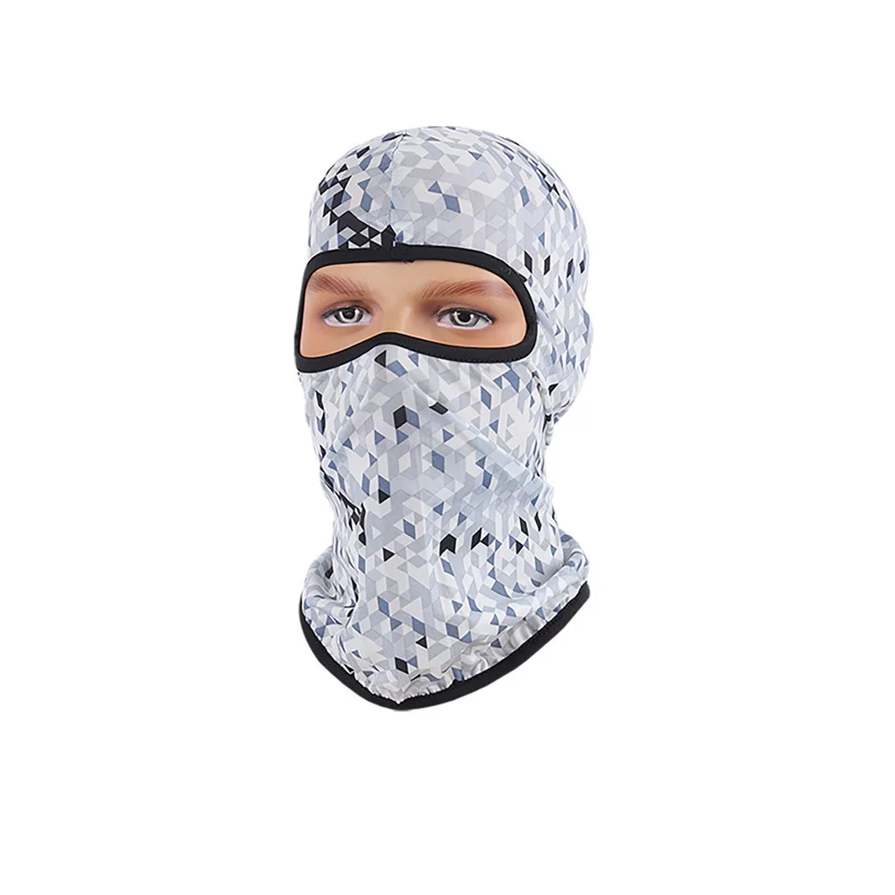Hot Selling Summer Lightweight Polyester Breathable Balaclava Men Motorcycle Milk Silk Ski Mask Balaclava Face Mask
