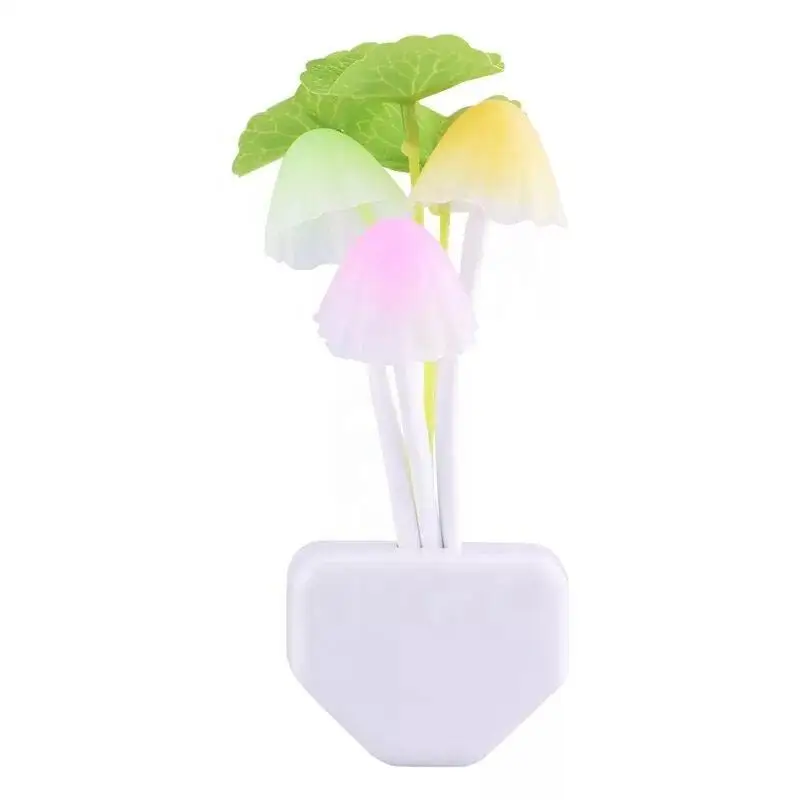 High Quality Sensor Decoration Led Mushroom Night Light Lamp Baby Plug-in LED Mini Mushroom Light