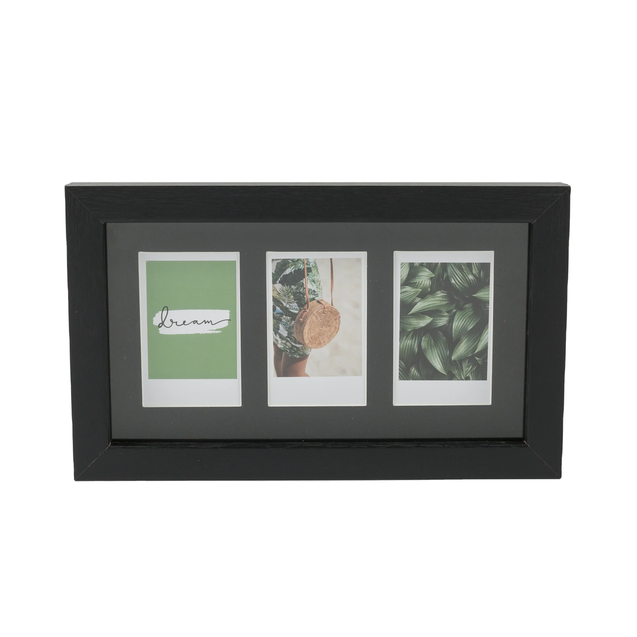 Good Quality Wholesale 3 Opening 4x6 Inch Fotos Polaroid Decorative Wooden Photo Picture Frame