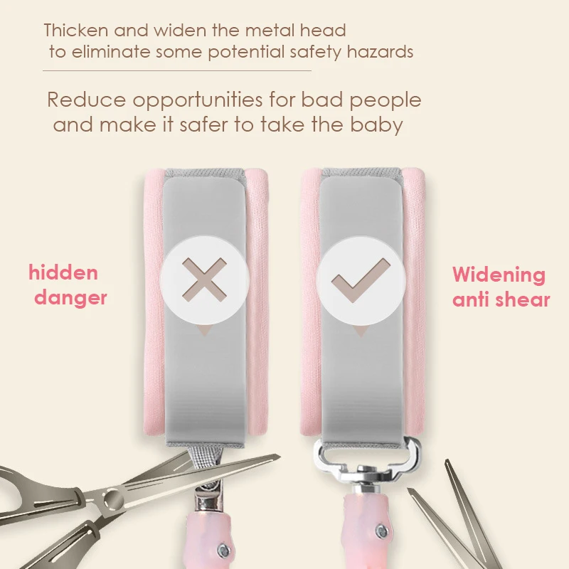 360 Rotatable Toddler Safety Harness Induction Unlock 1.5M Child Wrist Leash Link Kids Anti Lost Strap for Children