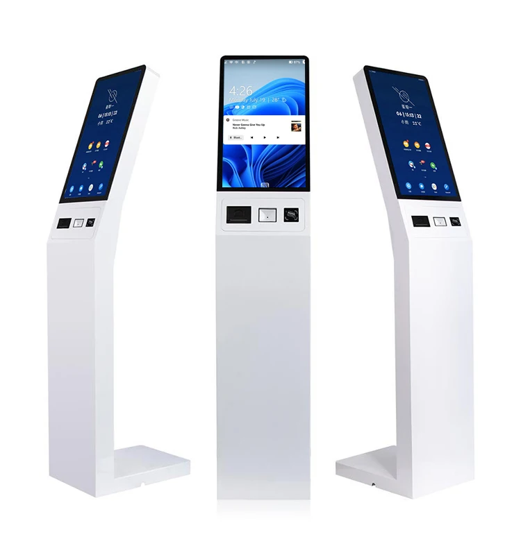 15 22 32 inch display self service touchscreen payment hotel self checkout check in touch screen self service kiosk