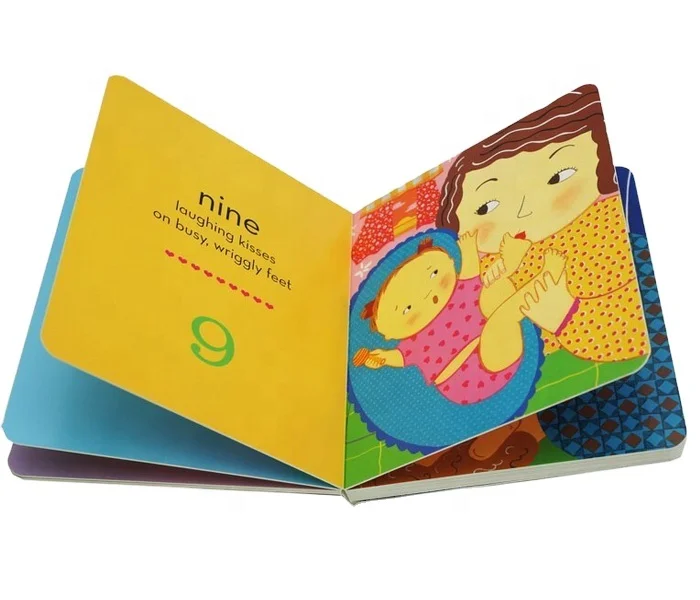 Usborne Cheap Custom High Quality Kid Baby Story Card Child Cardboard Children Board Book Offset Printing Film Lamination CN;ZHE