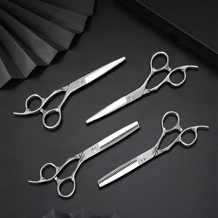 
Wholesale Salon Beauty Hair Scissors Steel Hair Cutting Scissors Thinning Shears Hairdressing Scissors 