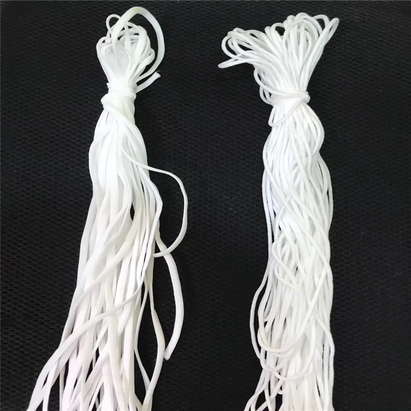 
3MM Ear-loop Flat Elastic Band Adjustable Ear Loop 