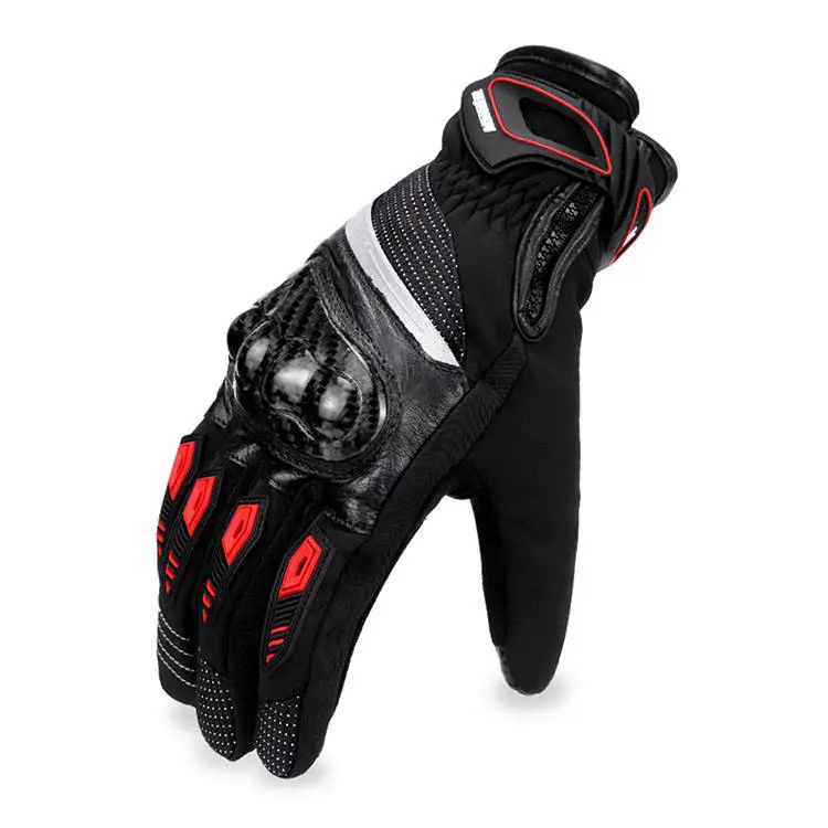 Driving Cycling Touch Screen Luxury Black Winter Gloves Latest Design Hand Gloves For Motorbike