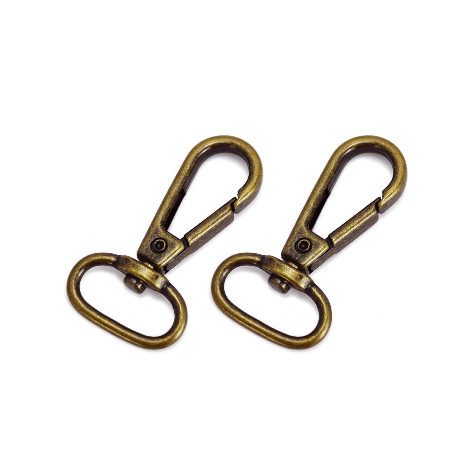 Wholesale Customized Alloy Bags Snap DIY shoulder strap buckle Metal Dog Hook Buckle Bronze Swivel Spring Snap Hook Buckle