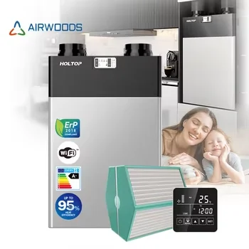 Гибкая установка Holtop Comfort Fresh Air HRV с постоянными вентиляторами EC в структуре EPP
