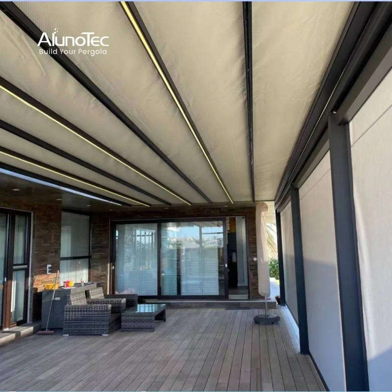 Retractable Folding Awning Motorized Toldos Terrazas Jardin Plegables Garden Gazebo Shades Terrace Canopy