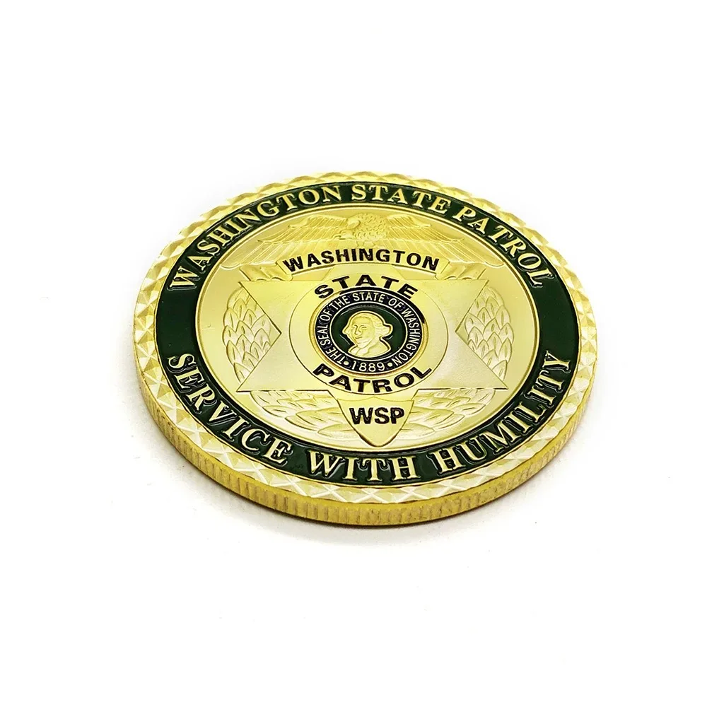 Wholesale Customized Metal Logo Challenge Coins Anniversary Double Sided Label Coins Euro Metal Coins Sellers