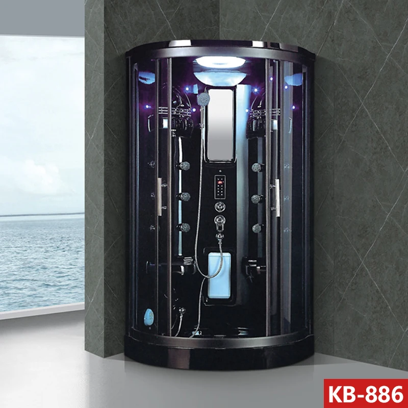 Мой дом Роскошная одноместная спинка для серфинга спа-массажный кабинет с цветочной раздвижной дверью вина душевая комната компьютерное управление пот