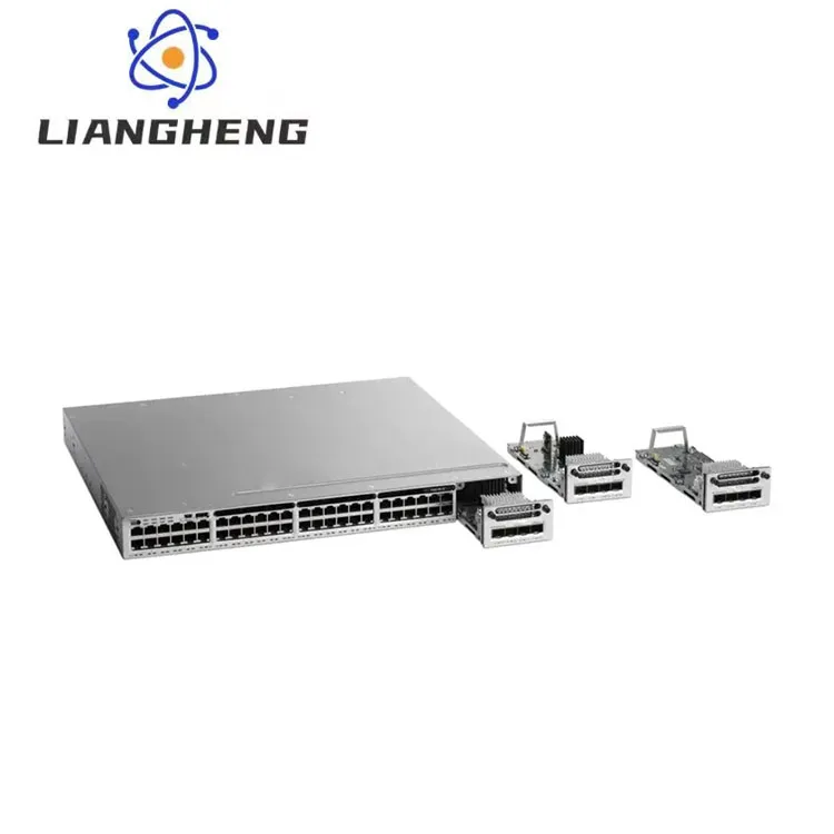 3850 Switch that supports SFP+ transceivers, 48 ports that support up to 10G WS-C3850-48XS-E
