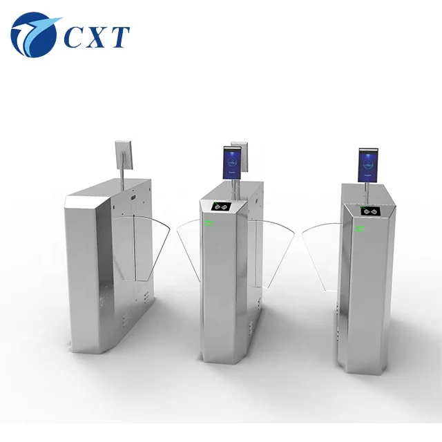 Facial Recognition Security Gate Face Scanner Access Control Flap Turnstile