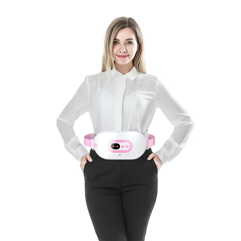 Electric Menstrual Stomach Heating Belt Waist Heating Warmer Massage Belt Abdominal Heat Belt Trainer For lady