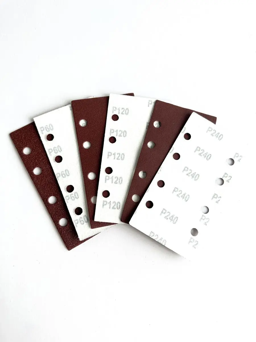 DONYUN Multifunctional Flocking 8 Hole Sandpaper Anti Static Aluminum Oxide Polishing Hook and Loop