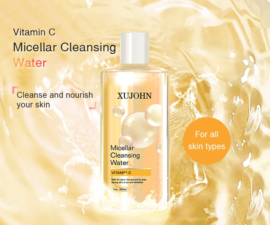 OEM Gentle Micellar Water Makeup Remover Water Cleanser Gentle without Overdrying Micellar Cleansing Water