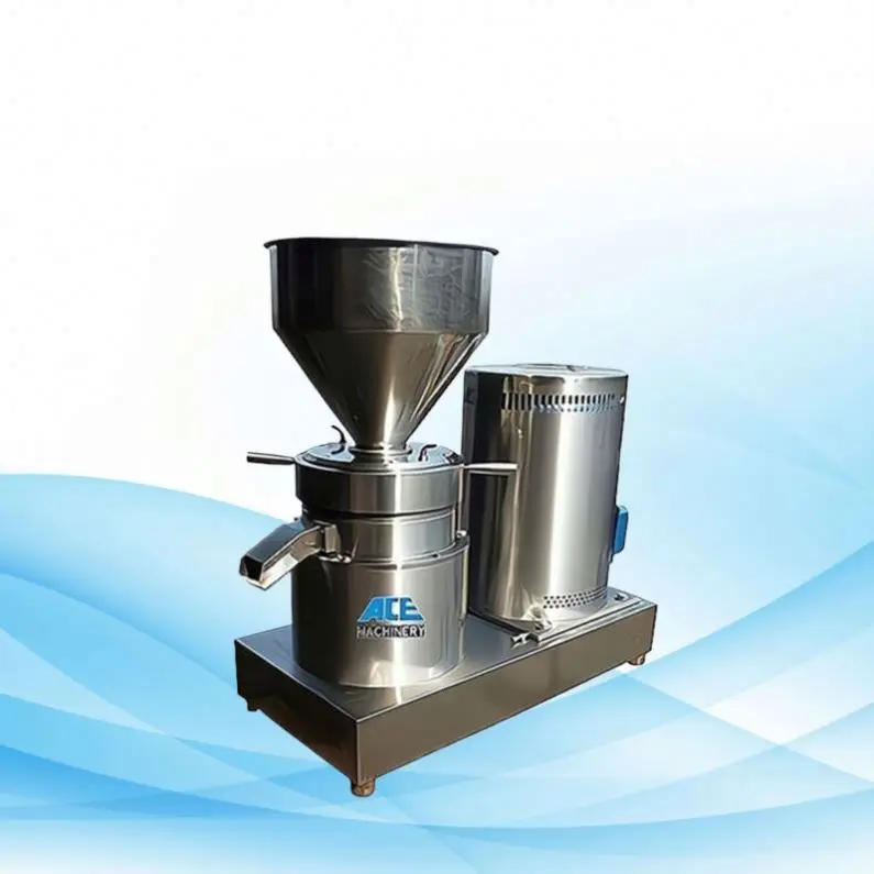 0.5-3T/H Soybean Milk And Peanut Butter Making Machine Colloid Mill Nut Peanut Butter Maker Used For Bean Curd Production