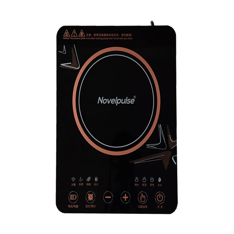 Electric Hot Plate CE Wok OEM Single Burner Black Waterproof LED Q3 Induction Cooker