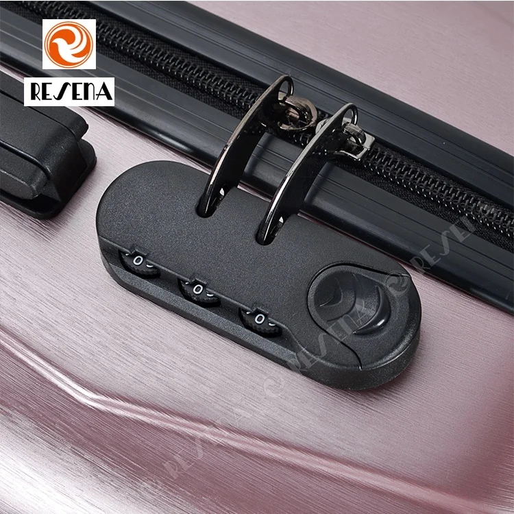 RESENA ABS PC 3PCS Matt Finish Hanh ly Business Travel Suitcase PC Luggage Sets for Koffer