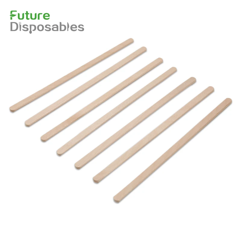 disposable solvent resist wood coffee stirrer beverage stir sticks