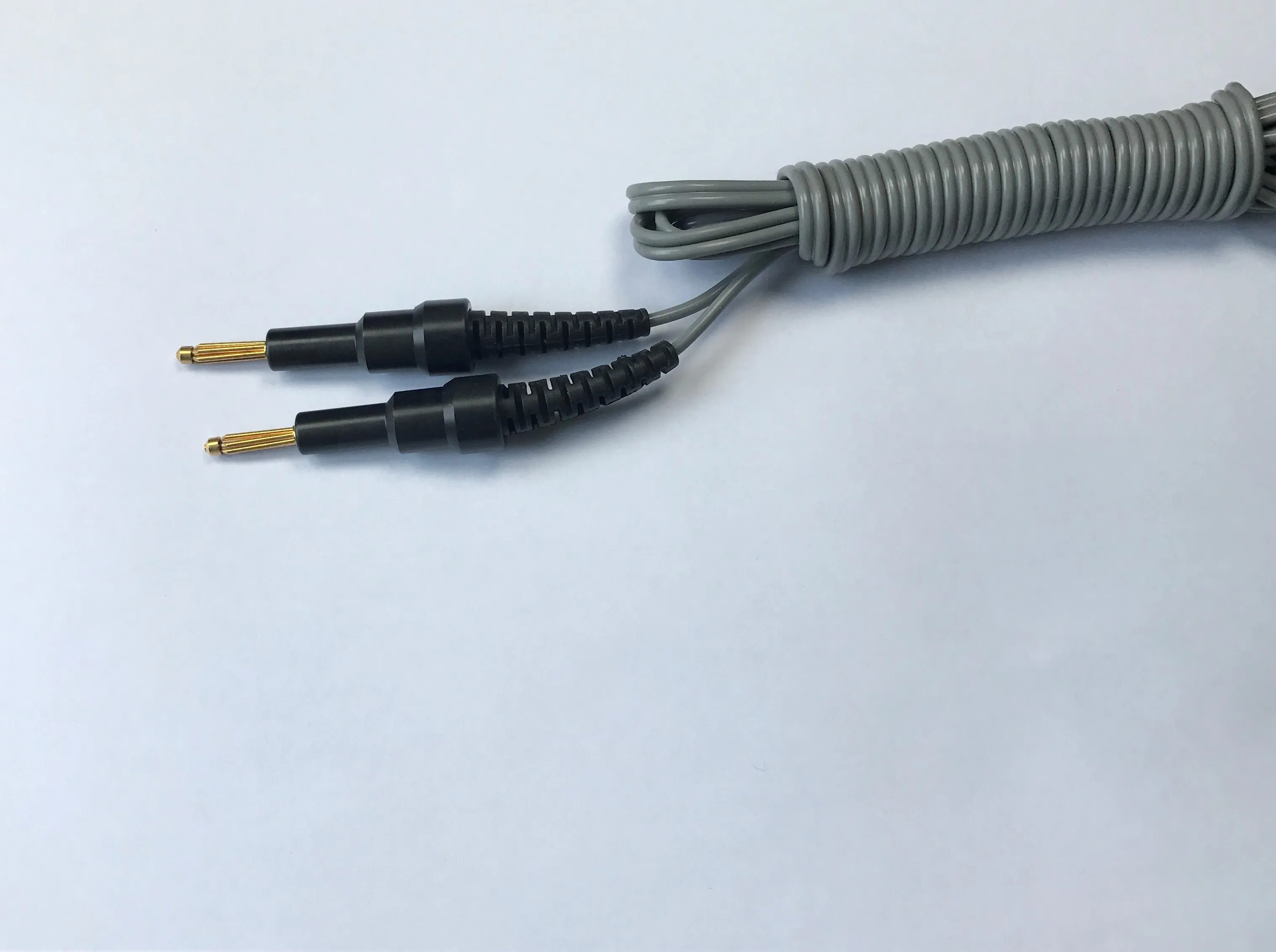 Surgical laparoscopic bipolar coagulation forceps instruments cable