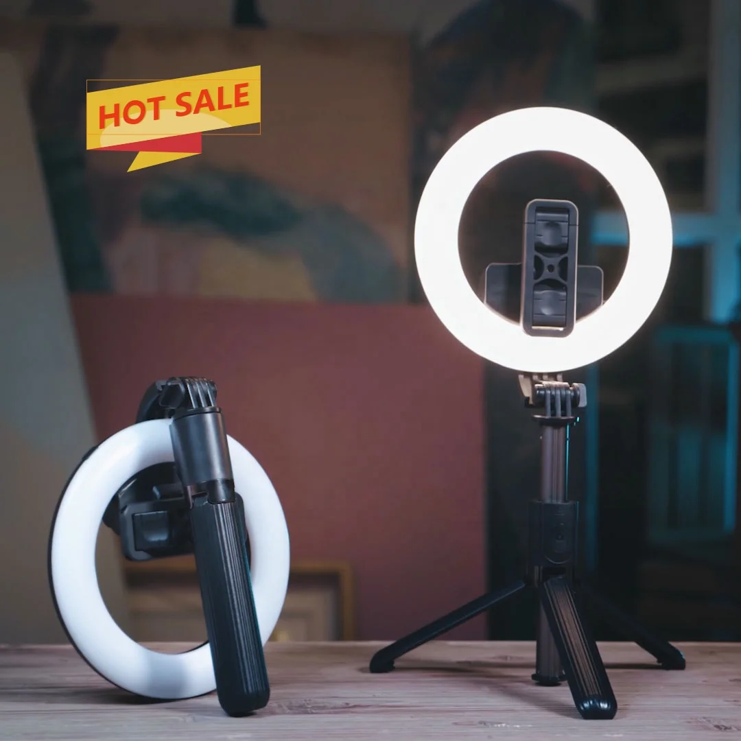 L07 900Mm Integrated Foldable Selfie Stick Led Makeup Selfie Ring Light With Tripod Stand Phone Holder