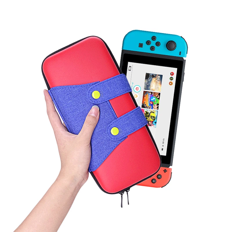 HOT SELL large Child-mother travel storage case storage EVA hard shell For Nintendo Switch Game super mario protective Bag