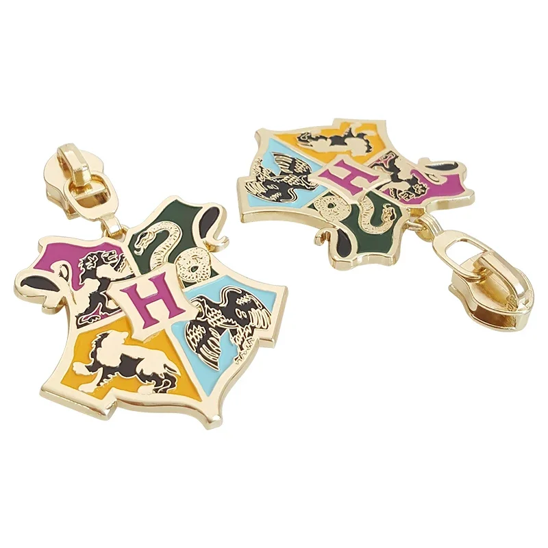 Hot Sale Creative Sewing Machine Pattern Zipper Slider Metal Zipper Puller Custom  For Garment Accessories