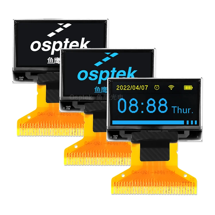 0.96 Inch Oled Display 128x64 With 4 Line Spi Interface driver IC SSD1315 Mini Oled Screen