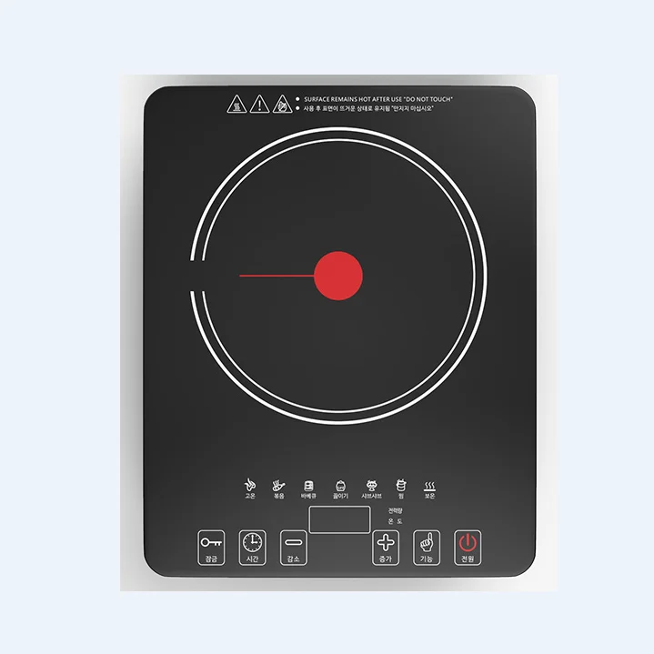 VBGK Korea hot selling high heat resistant  four digital display portable 2000W infrared cooktop