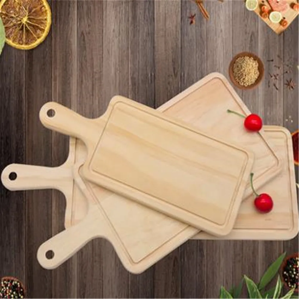 Wooden cutting board western steak steak pizza tray dessert bread board sushi shot tea tray