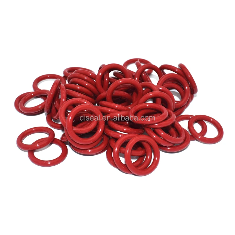 OD10xID7xCS1.5MM высокотемпературная силиконовая резиновая красная уплотнительная прокладка VMQ ORing круглые силиконовые уплотнительные кольца
