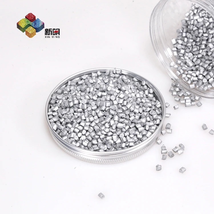Factory price Silver Grey PP PE  Masterbatch with good dispersion  For Plastic Products