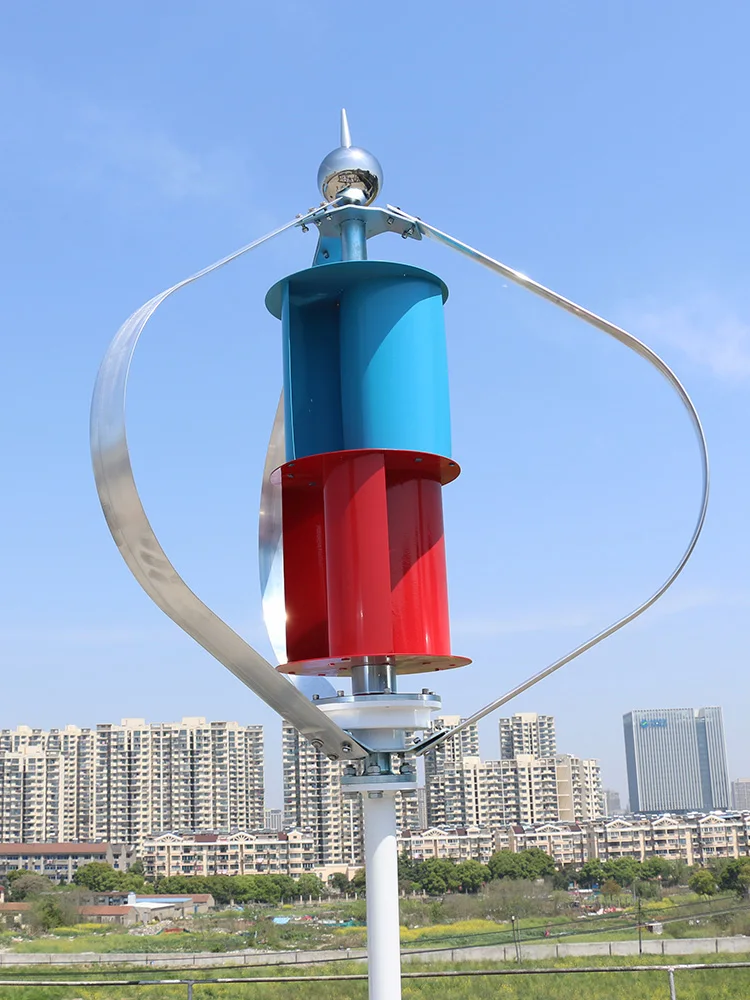 Renepoly Energy RX 1kw 1000W AC Output Low Speed Maglev Generator Vertical Wind Turbine