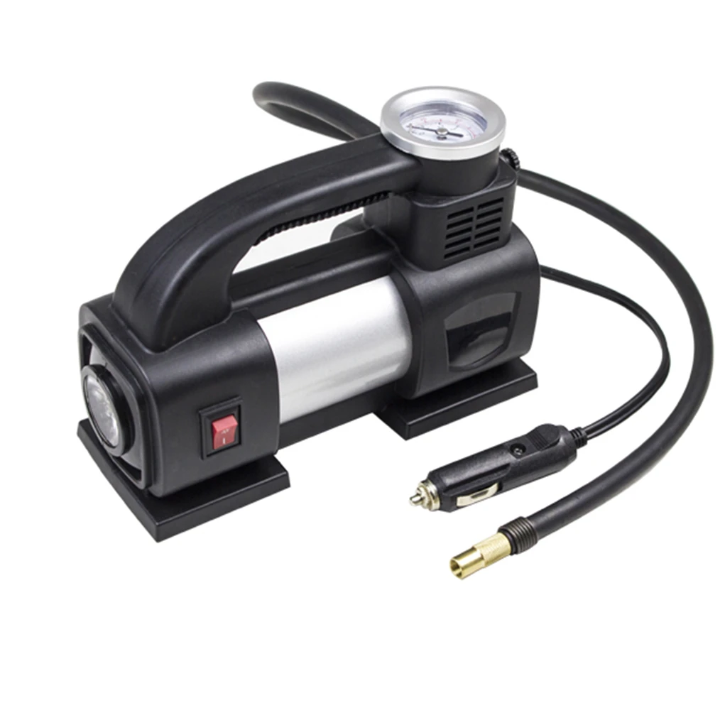 12V DC Portable Car Air Compressor Pump, Digital Tire Inflator  with LED Light
