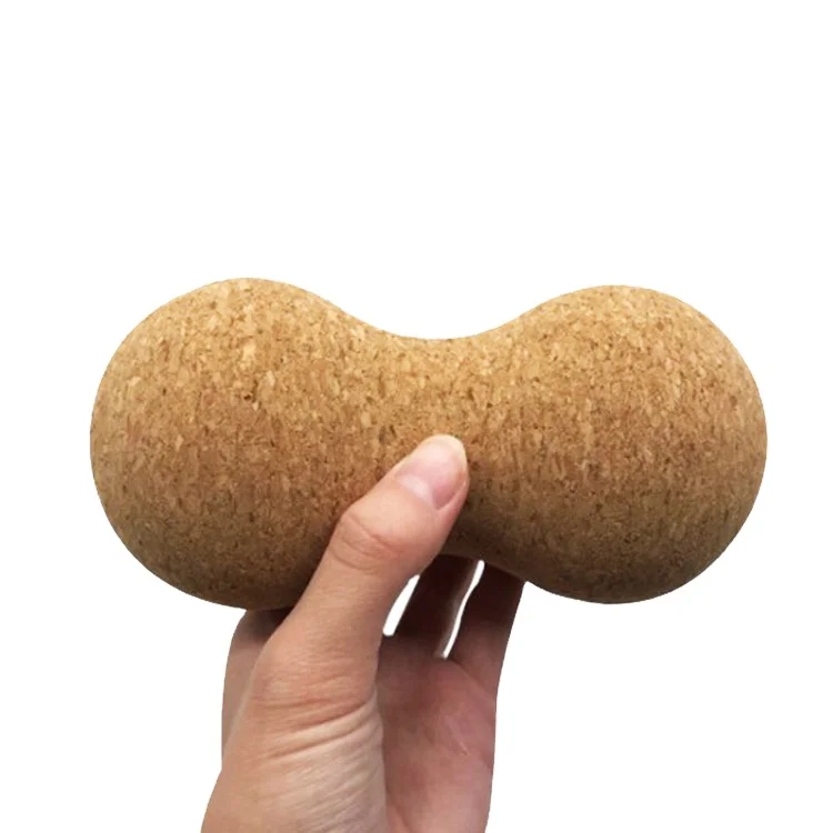 Ultralight Cork Peanut Massage Ball Natural Eco-Friendly Tool Yoga Therapy for Myofascial