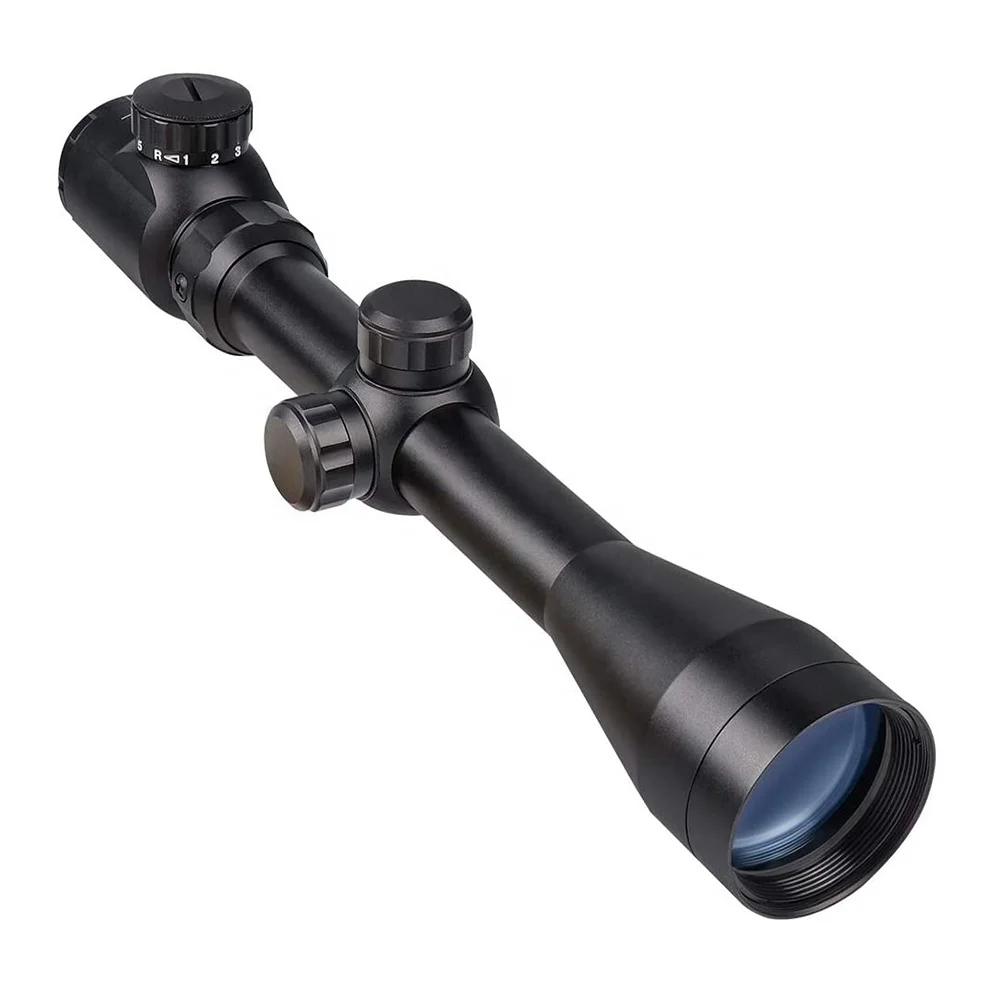 
Tactical Rifle Scope 3-9x40 Rangefinder Red Green Illuminated Reticle Optics Hunting Riflescope Scope 