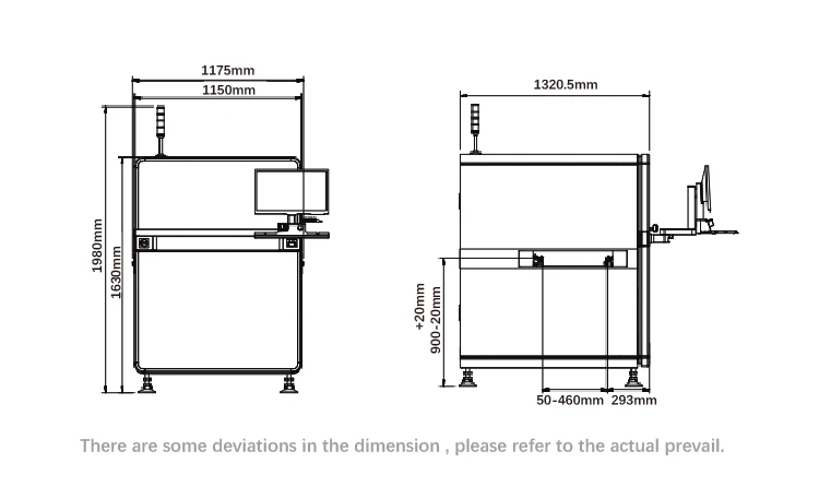 Hot Sell Double Track Online Aoi SX-820-D Online Dual Track For Smt Aoi Machine