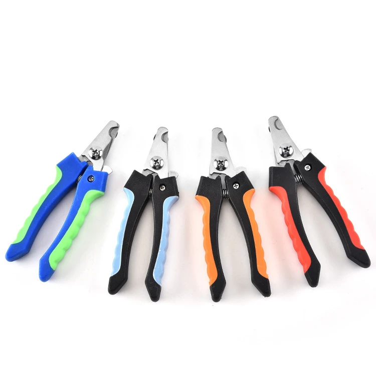 Factiry Direct Stainless Steel Pet Nail Scissors Dog Trimmer Grooming Tools Cat Dog Nail Scissors