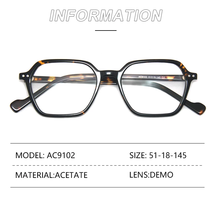 Premium Acetate Frames with Sleek Design and Durable Material Perfect for All Face Shapes Comfortable Highly Versatile