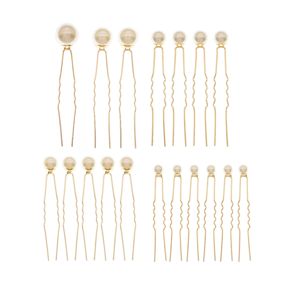 Pearl Bridal Hair Clip Hair Pin Wedding pearl hair pin sets(18 pieces)